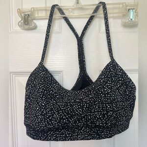 Lululemon Athletica Black and White Sports Bra